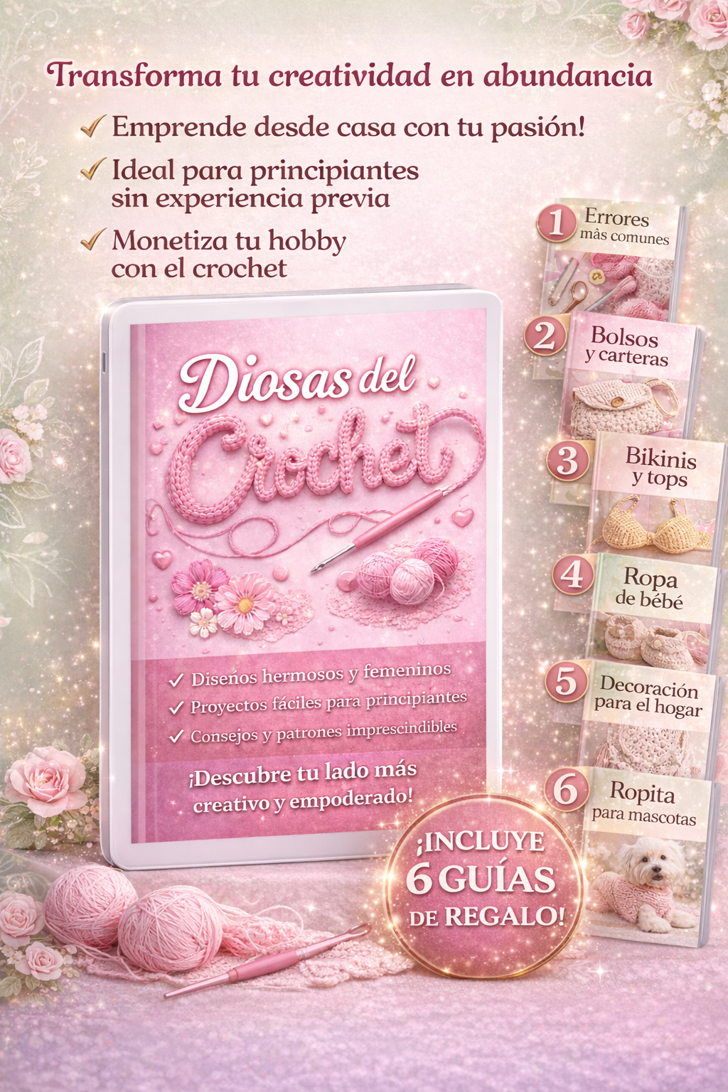 Tejidos a crochet para emprender desde casa